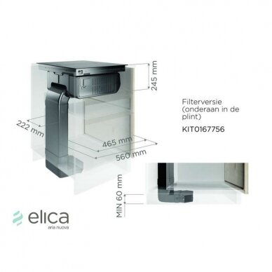 ELICA KIT0167756 Gartraukio priedas